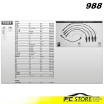 Cavi Candela Accensione Per Citroen AX BX C15 ZX Peugeot 106 205 306 309 405