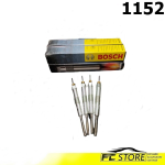 Kit 4 Candelette Bosch 0250212006 Kia Sportage II HYUNDAI i30 Santa Fe I Tucson