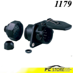 PRESA 24V 15 POLI CONTATTI A CRIMPARE