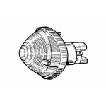 Fanalino anteriore dx-sx bianco per fiat 500 F- L dal 65