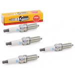 Set 4 Candele Accensione NGK 5847 LKR7B-9 Per Smart Fortwo II Cabrio - II Coupè