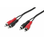 Cavo da 1,5 a 20m audio RCA 2 spine maschio + 2 spine maschio - LA060N-CA