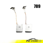 COPPIA SPAZZOLE PER RIVISIONE DINAMO FILO SINISTRO PER FIAT 500D/F/L/R/ 126