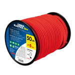 Corda elastica in bobina - Ø 8 mm - 50 m - Rosso