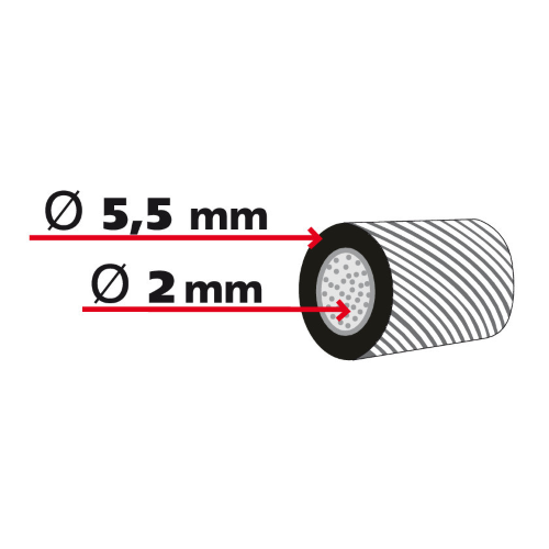 Cavo Tir con capicorda - 36 m