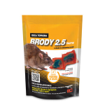 ESCA TOPICIDA FRESCA CON FARINA DI GRANO BUSTINE SINGOLE 150 GRAMMI RODENTICIDA BRODY 2,5