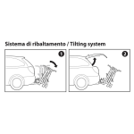 Elix 2, portabiciclette per gancio traino - 2 bici