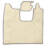 Tappeto centrale in Skeentex - Panna - compatibile per Scania R Serie 7 - New Generation (11/16>) sedile pass. pieghevole, sedile pass. pneumatico