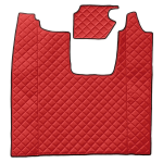 Tappeto centrale in Skeentex - Rosso - compatibile per Scania R Serie 7 - New Generation (11/16>) sedile pass. pieghevole, sedile pass. pneumatico