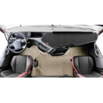 Tappeto centrale in Skeentex - Panna - compatibile per Volvo FH Serie 4 (09/12>05/21) automatico - Volvo FH Serie 5 (06/21>) automatico