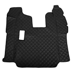 Tappeto centrale in Skeentex - Nero - compatibile per Scania R Serie 6 (09/09>08/13) manuale, sedile pass. pneumatico - Scania R Serie 6 - Streamline (09/13>12/17) manuale, sedili Recaro, sedile pass. pieghevole, sedile pass. pneumatico