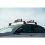 Nordic-King EVO aluminium NK-40, portasci per barre da tetto - Nero