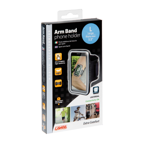 Arm Band, portatelefono da braccio per sport - L - max 5,5"