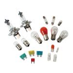 Kit lampade di ricambio 19 pz, alogena 2x H4 - 12V