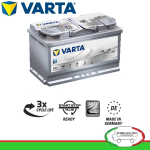 BATTERIA AUTO VARTA F21 AGM 80AH 800A 12V START&STOP 580901080