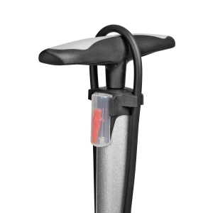 Air-Pro 1, pompa in acciaio con manometro - H 590 mm - Ø 38 mm