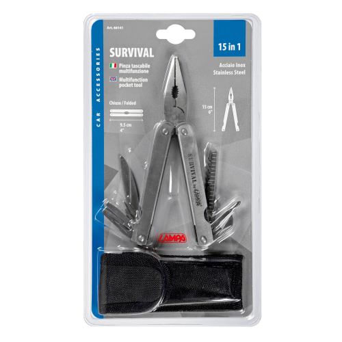 15 in 1 pinza tascabile survival multifunzione da 6"