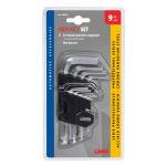 Set 9 chiavi esagonali maschio