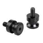 Coppia supporti cavalletto - 6x1 mm - Nero