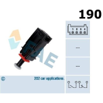INTERRUTTORE LUCE FRENO CITROEN NEMO FIAT FIORINO GRANDE PUNTO OPEL PEUGEOT