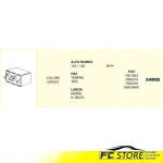 CENTRALINA BLOCCAPORTE ALFA ROMEO 145 146 FIAT TIPO TEMPRA LANCIA DEDRA DELTA