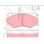 PASTIGLIE FRENO ANTERIORE PER FURGONE