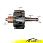 ROTORE ALTERNATORE 50A 12V RENAULT R5 A13N231 PARIS-RHONE 92983 99156 CME A605