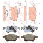 PASTIGLIE FRENO ANT. FIAT DOBLO (263_) LANCIA DELTA III (844_) KAPPA (838_)
