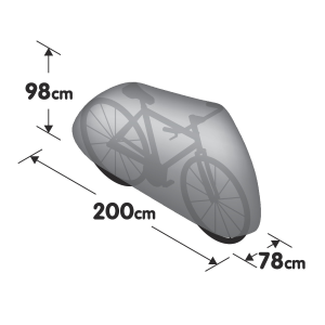 Bike Cover 2, telo copribicicletta De-Luxe