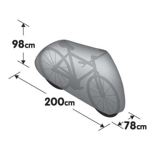 Bike Cover 2, telo copribicicletta De-Luxe