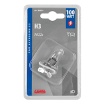12V Lampada alogena - (H3) - 100W - PK22s - 1 pz - D/Blister