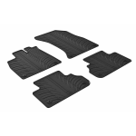 Set tappeti su misura in gomma - compatibile per Audi Q5 (03/17>)