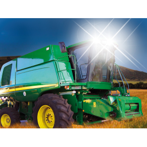 WB-1, faro da lavoro alogeno quadrato, 12/24V