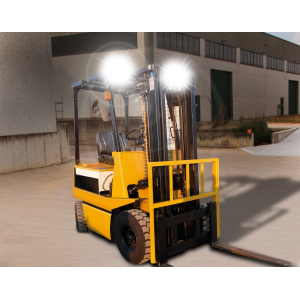 WB-1, faro da lavoro alogeno quadrato, 12/24V