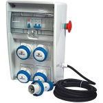 Fanton QUADRO ELETTRICO ULISSE PULSANTE DI EMERGENZA 4 prese 220V cm. 25x18x40 h
