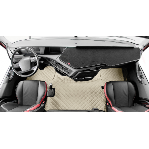 Coppia tappeti in Skeentex - Panna - compatibile per Volvo FH Serie 5 (06/21>) automatico, manuale - Volvo FH Serie 4 (09/12>05/21) automatico, manuale