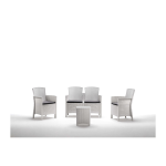 SALOTTO RESINA LIDO 4 PZ BIANCO