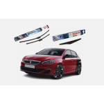 Kit Coppia Spazzole Tergi Anteriore + Posteriore A187S+H283 Adat. Peugeot 308 II