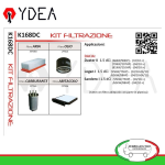 Kit Tagliando Filtri Dacia Duster II Sandero I Logan I 1.5 dCi - Ydea K168DC