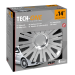  Set 4 copricerchi - Ø 14" Active Silver