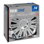 Active Silver - Set 4 copricerchi - Ø 16"