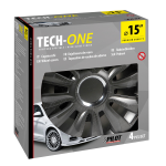 Avalone Pro Dark - Set 4 copricerchi - Ø 15"