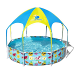 PISCINA C/TELAIO+COPERT+DOCCIA 244X51H 56432