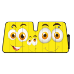 SCUDO TERMICO PARASOLE PER AUTO 68x147 cm PARABREZZA TELO PARASOLE UV CRUSCOTTO- Smiles