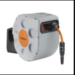 AVVOLGITUBO ACQUA GIARDINO RETRATTILE AUTOMATICO GIRAVOLE 180° 10m CLABER 8692