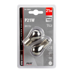 12V Lampada 1 filamento - (P21W) - 21W - BA15s - 2 pz - D/Blister - Cromo/Bianco