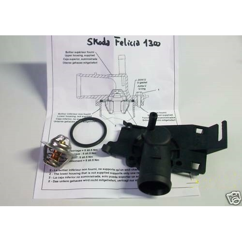 VALVOLA TERMOSTATICA Radiatore acqua SEAT SKODA FELICIA