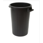 PATTUMIERA GARDEN SENZA COPERCHIO 100 L NERO