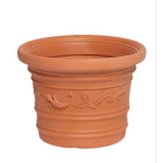 VASO PLASTICA FESTONATO D. CM.35X26H PRESTIGE