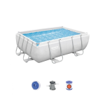 PISCINA C/TELAIO C/POMPA CM.282X196X84H 56629